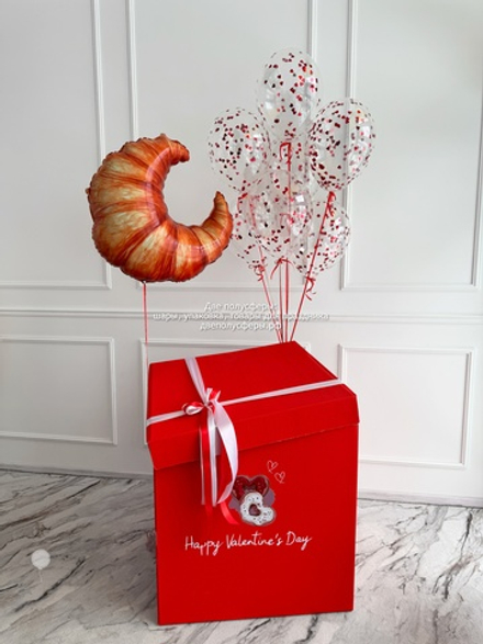 Набор с коробкой Пончики и Круассан