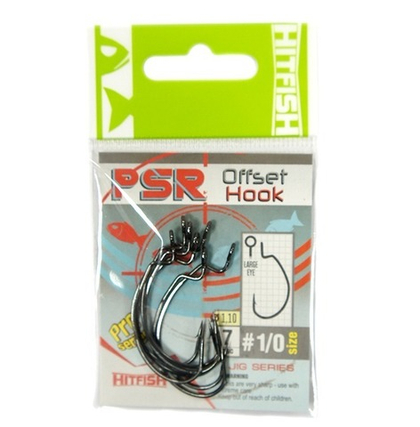 Крючок офсетный HitFish PSR Offset Hook (PSR)