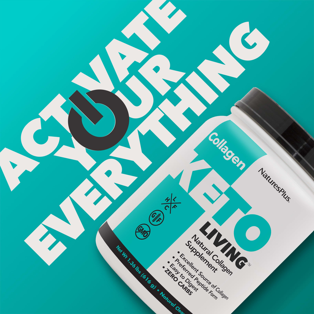 NaturesPlus, KetoLiving ™, натуральный коллаген, 616 г (1,36 фунта)