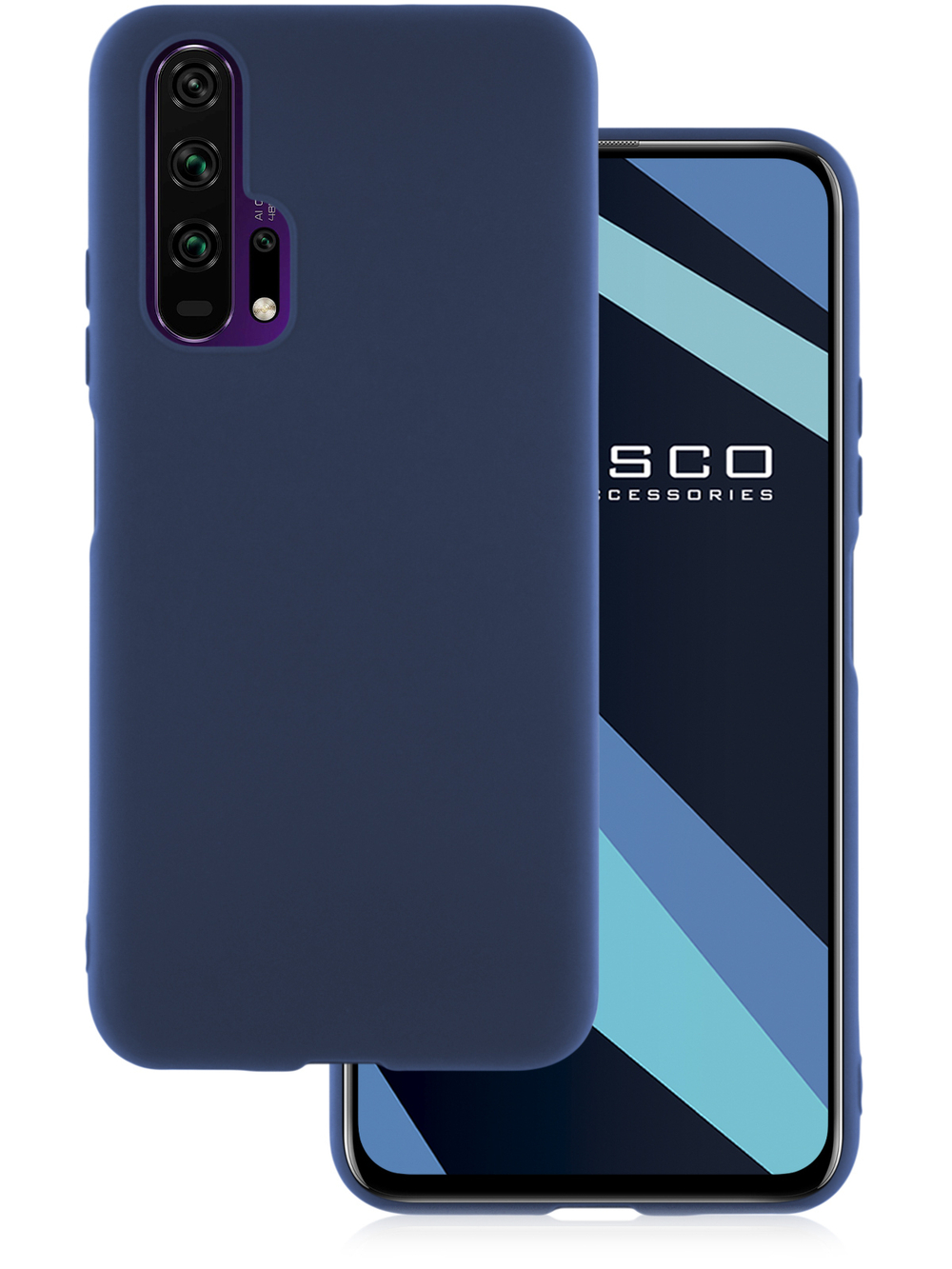 Чехол ROSCO для Honor 20 Pro оптом (арт. HW-H20P-COLOURFUL-BLUE)