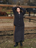 Кардиган Зима на пуговицах