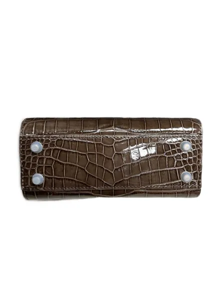 Сумка Dior Lady Dior, модель мини-формата коричневый