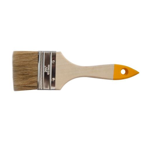 Кисть плоская 63 мм натуральная щетина Т4Р Хобби