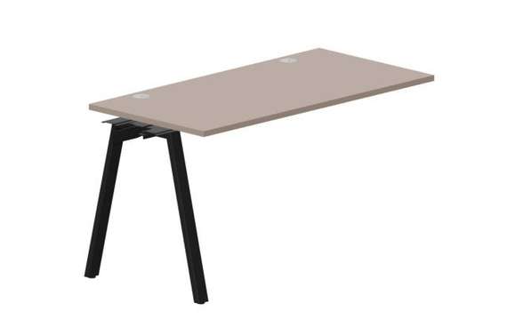 стол Arena 1380х680х750мм (2 громмета) - приставной элемент