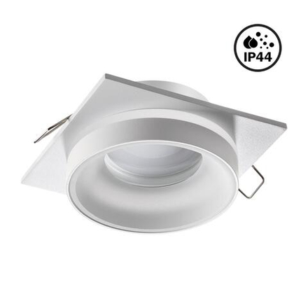 370785 SPOT NT21 528 белый Светильник встраиваемый влагозащищенный IP44 GU10 9W 220V WATER