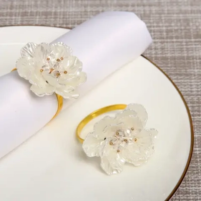 Набор колец для салфеток 2шт «Перламутровая фантазия`»