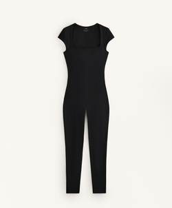 Oysho Комбинезон Comfortlux, черный