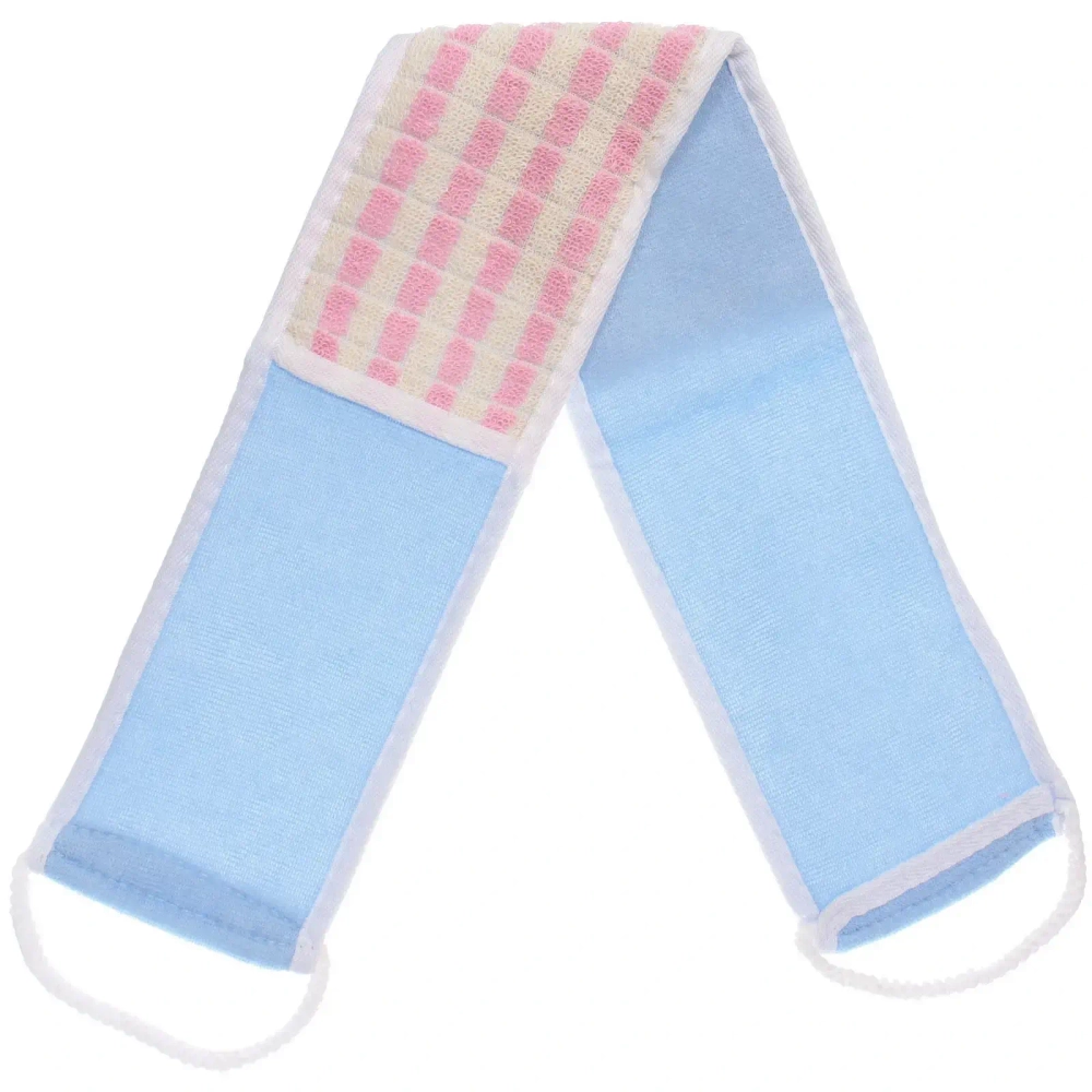 Мочалка для тела «ULTRAMARIN PALERMO», комбинированная, цвет голубой, 72*11см (ZIPпакет)