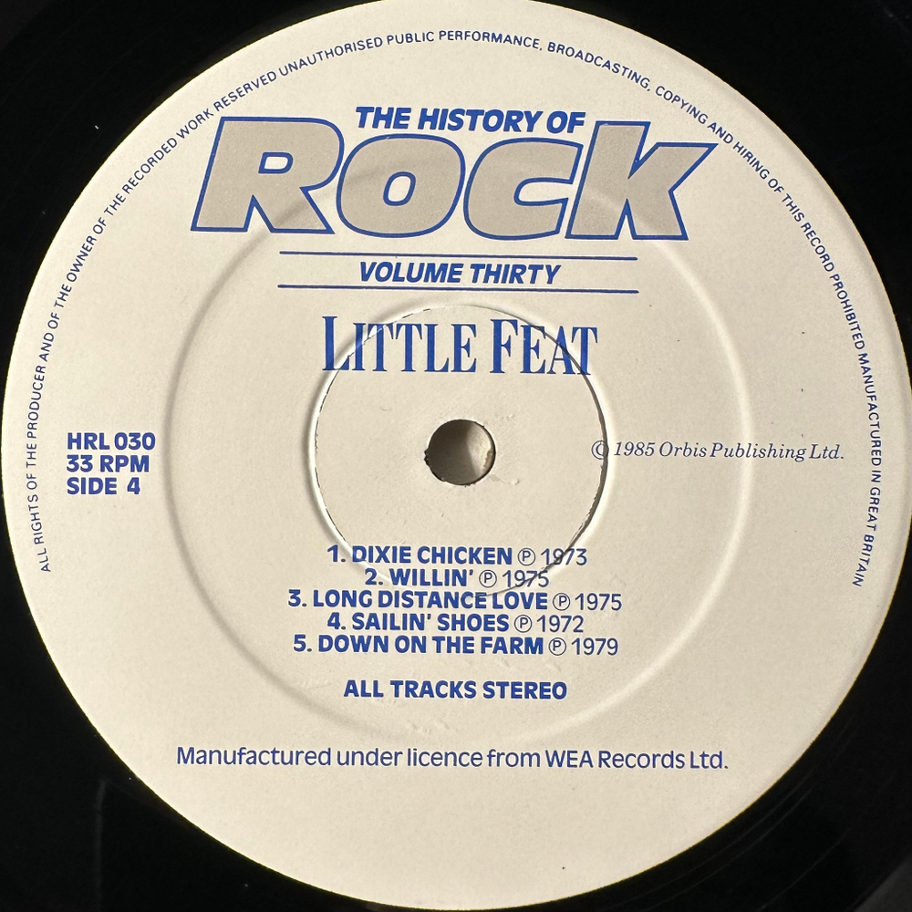 The History Of Rock 30 (Англия 1985г.) 2LP