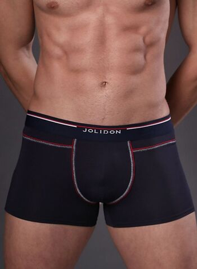 Мужские боксеры с контрастной строчкой (Размер: XXL) (Цвет: красный)