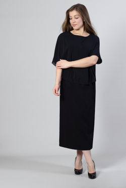 Платье женское 4542ЛП, черный #85Ч054542ЛП