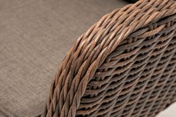 "Прованс" диван из искусственного ротанга трехместный, цвет коричневый