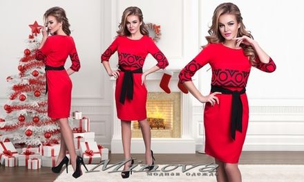 Платье 8546-красный Minova