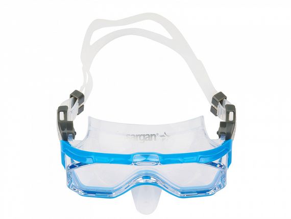 Маска детская Sargan Панорама прозрачный/голубой