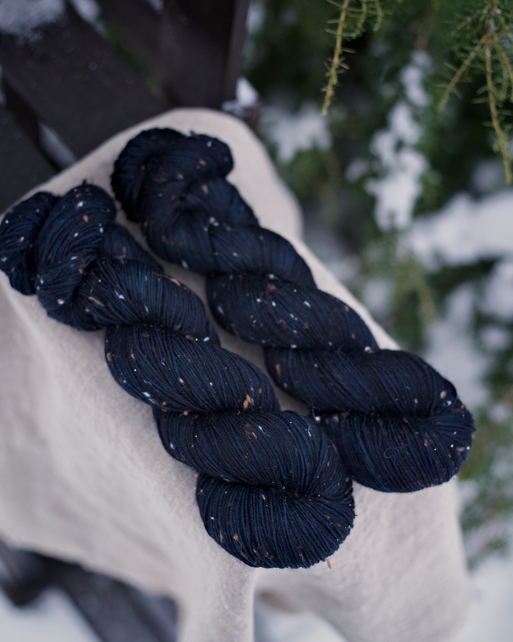 Носочный твид "Глубина"