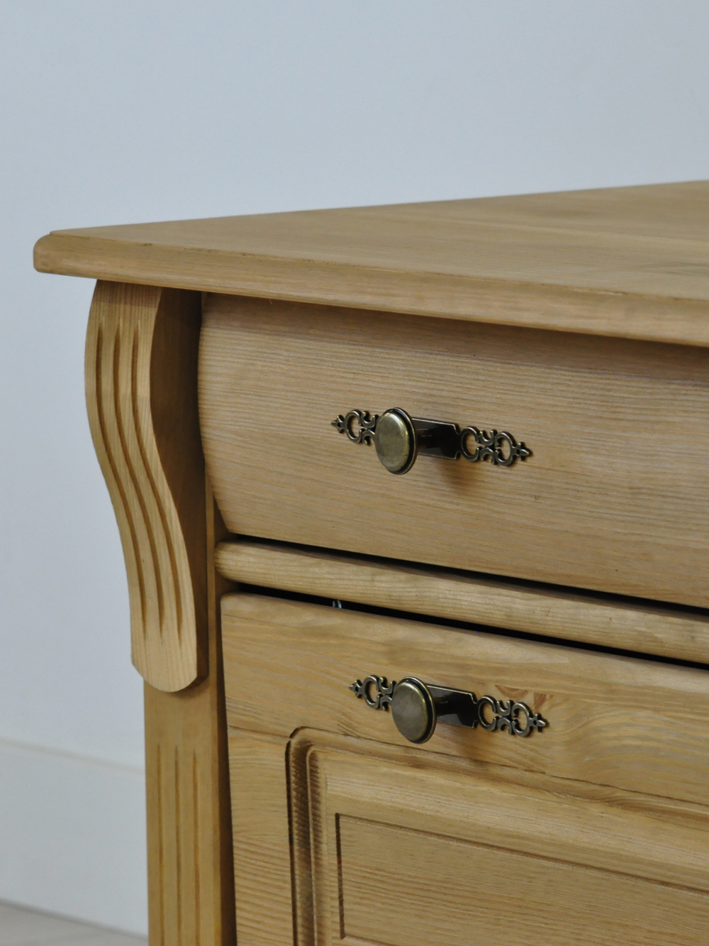 Скамья в прихожую Сюзанна из сосны, обувница