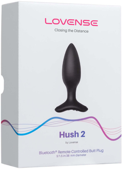 LOVENSE Hush 2 - Анальная пробка, (3,8 см.)