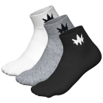 Носки повседневные Base Sock Medium 3PC — Black/Grey/White