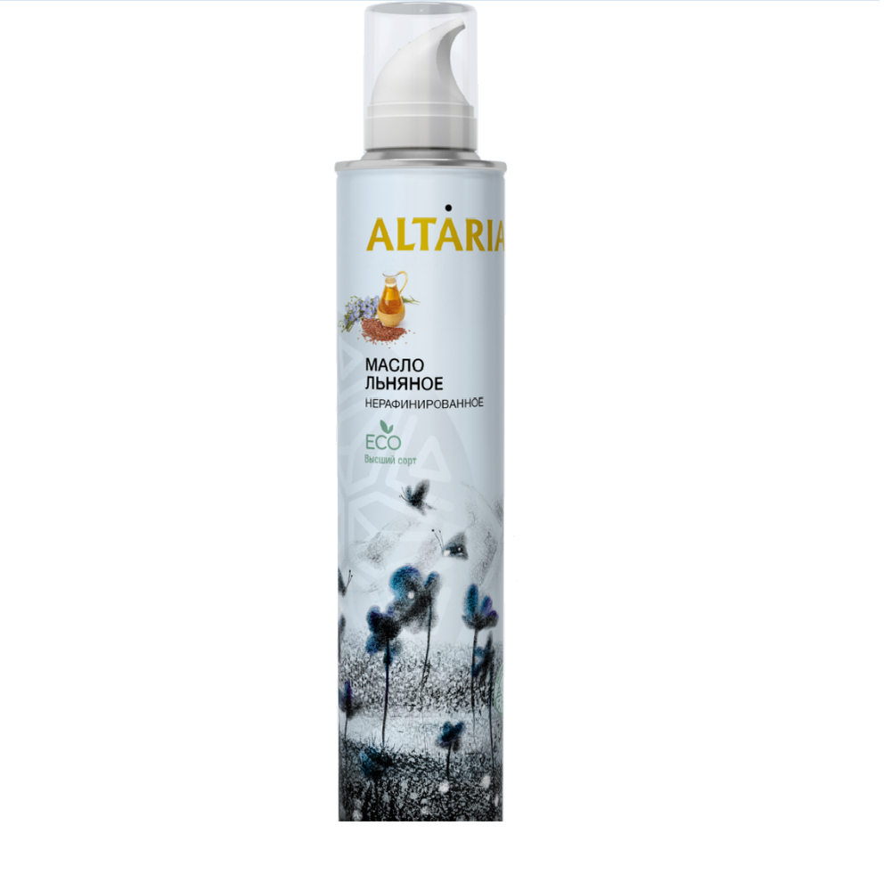 Масло льняное Altaria нераф 250мл