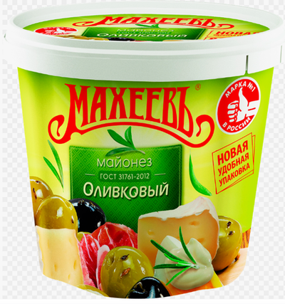 Майонез оливковый 800г Махеев