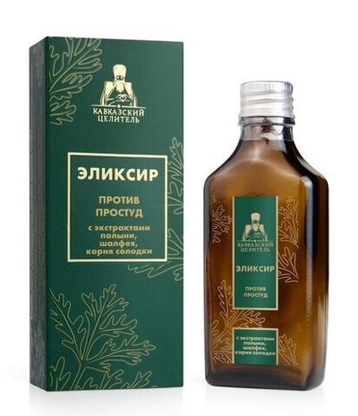 Эликсир "Кавказский целитель" в ассортименте, стекло, 50 мл