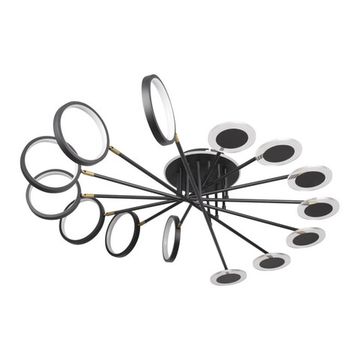 Потолочный светильник LED 99W 3000К 10164L Black чёрный Megan LOFT IT