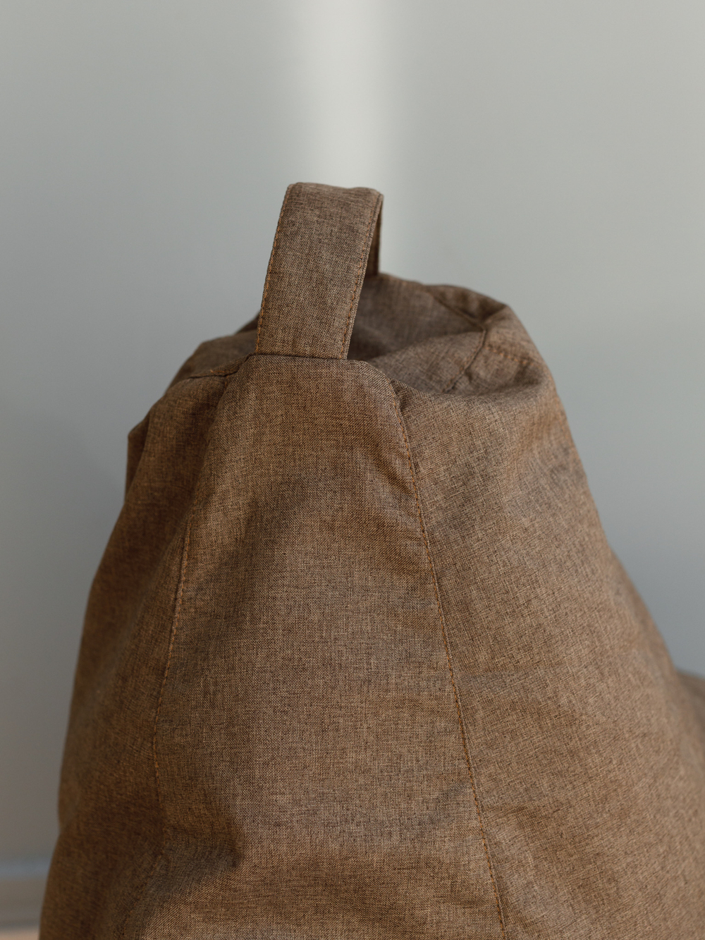 Кресло Мешок Груша Светло-Коричневая Рогожка (4XL, Классический)