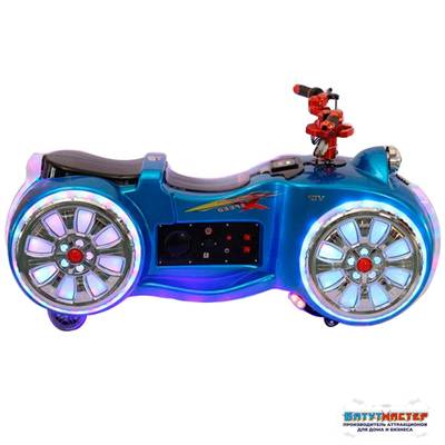 Парковый электромобиль «Ярость» детский, 1 место, на батареях для ТРЦ