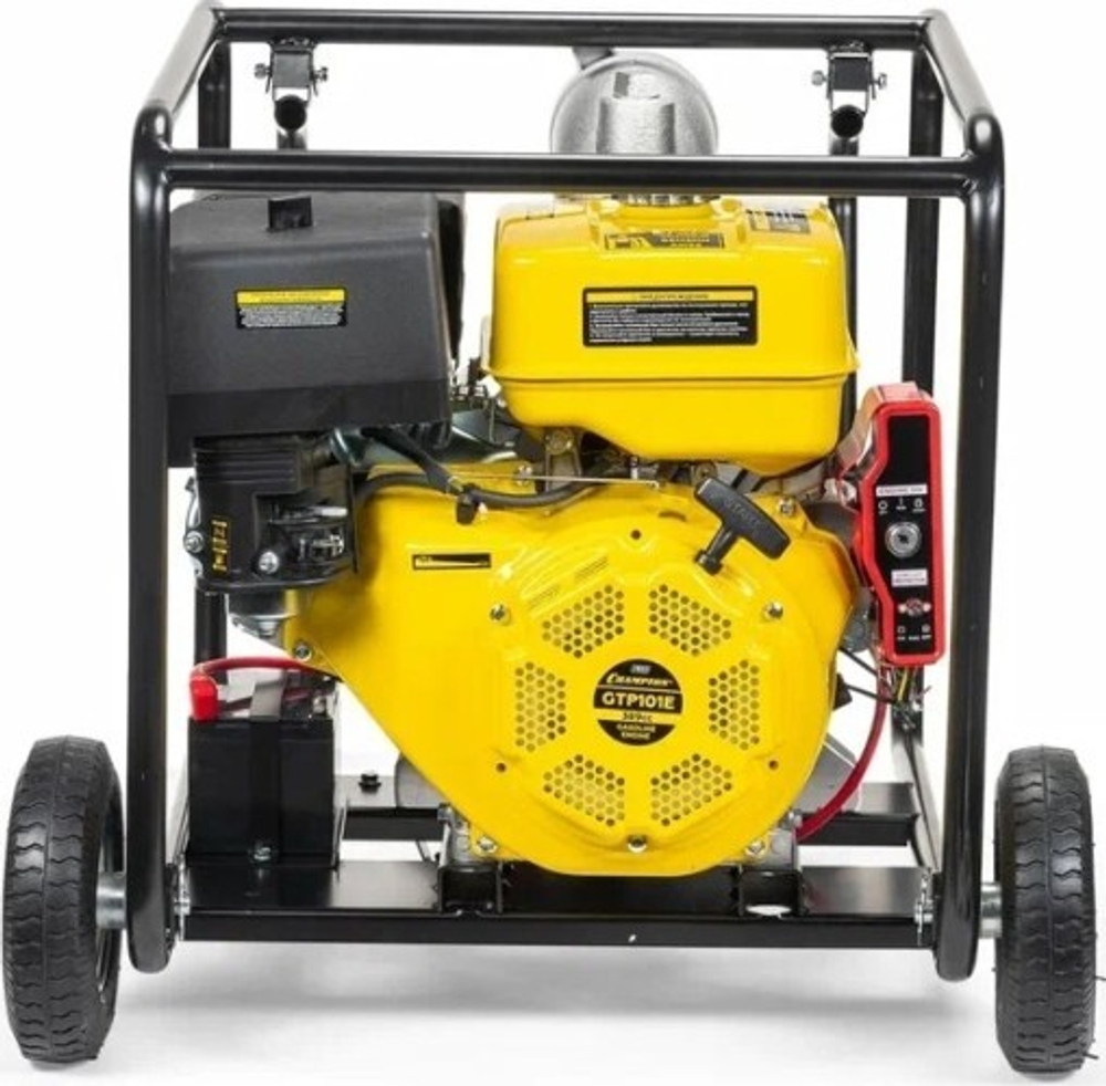 Мотопомпа бензиновая CHAMPION GTP101E для грязной воды