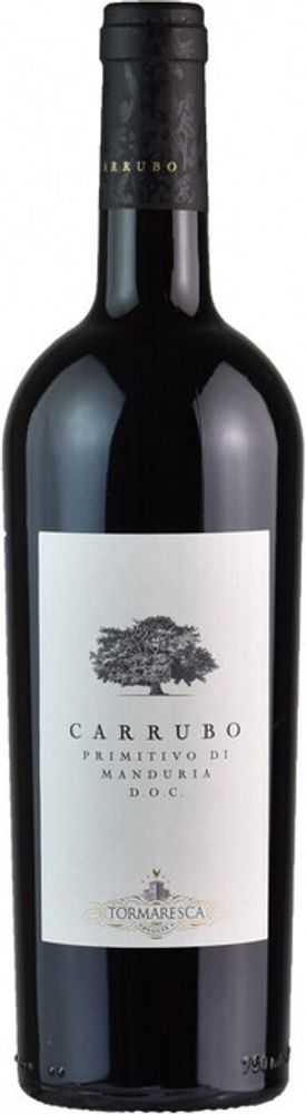 Вино Tormaresca Carrubo Primitivo di Manduria DOC, 0,75 л.