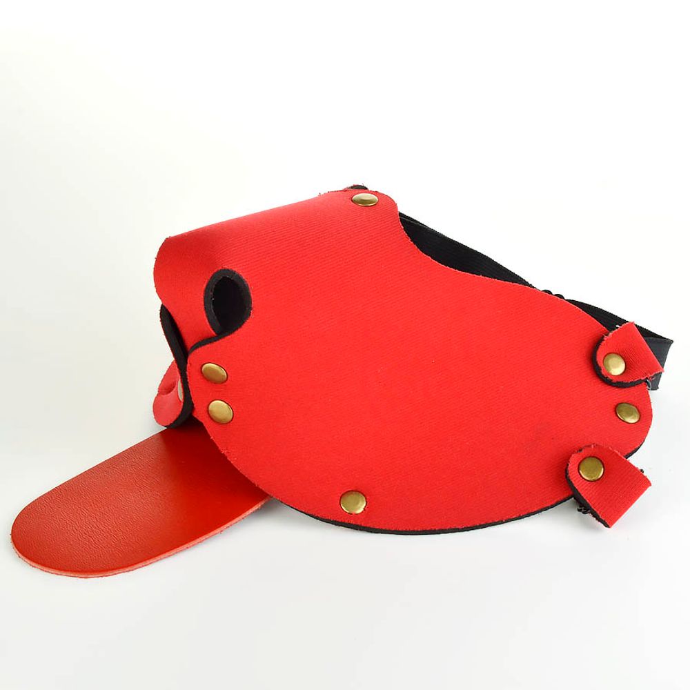 Маска дог sitabella неопрен красная