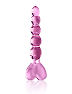 Анальный стимулятор Icicles № 43 - 20,3 см. (Цвет: розовый)