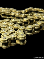 Цепь приводная (520H-120L) усиленная 120 звеньев шаг 520 золотая СN