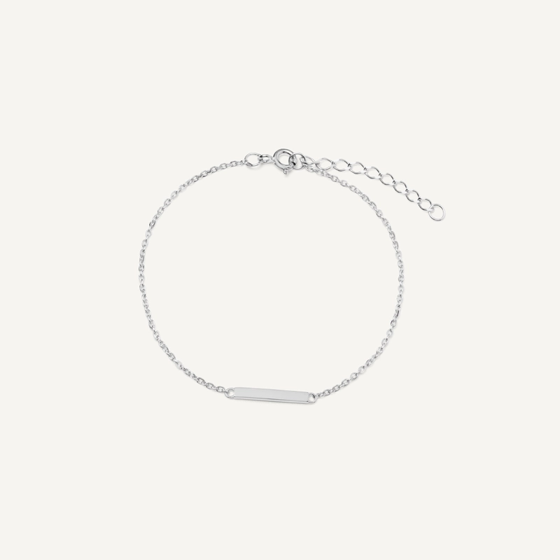 Браслет Простой – Серебро
