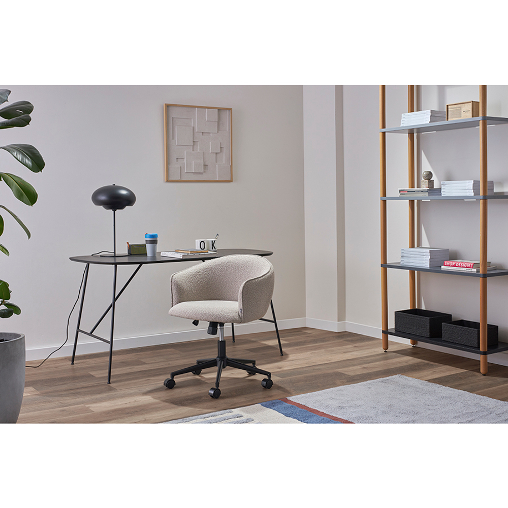 Кресло Bergenson Bjorn Paal, букле, серое