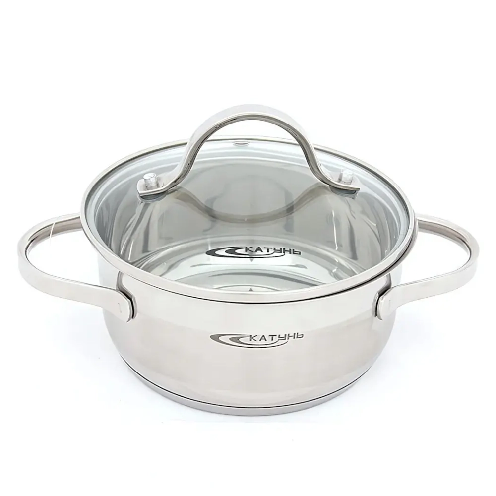 Кастрюля из нержавеющей стали 1,6л «Альта» Катунь