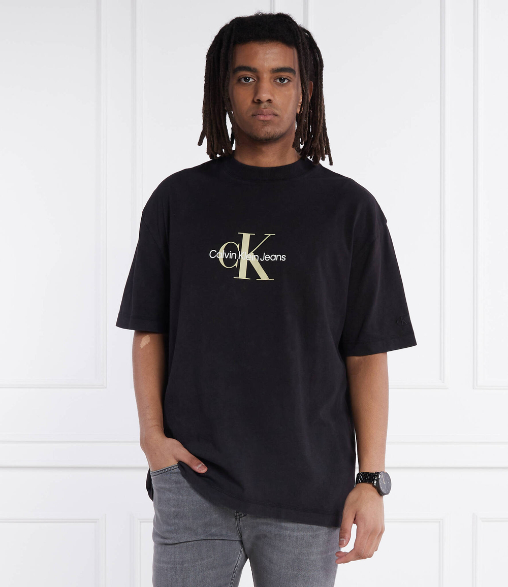 Футболка ARCHIVAL MONOLOGO CALVIN KLEIN JEANS - черный(J30J325427)