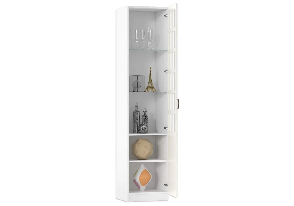 Шкаф Woodville Ливерпуль белый, ясень ваниль НМ-1012-100