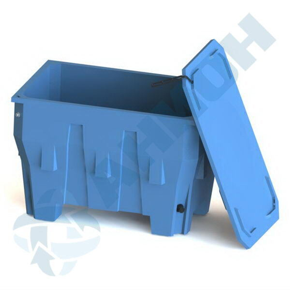 Изотермический контейнер 480 л с крышкой Анион 480 л.(1210x800x845см;синий) - арт.559522