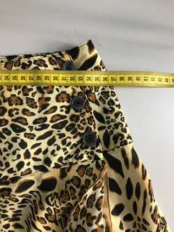 Юбка с анималистическим принтом, визуально 46 размер