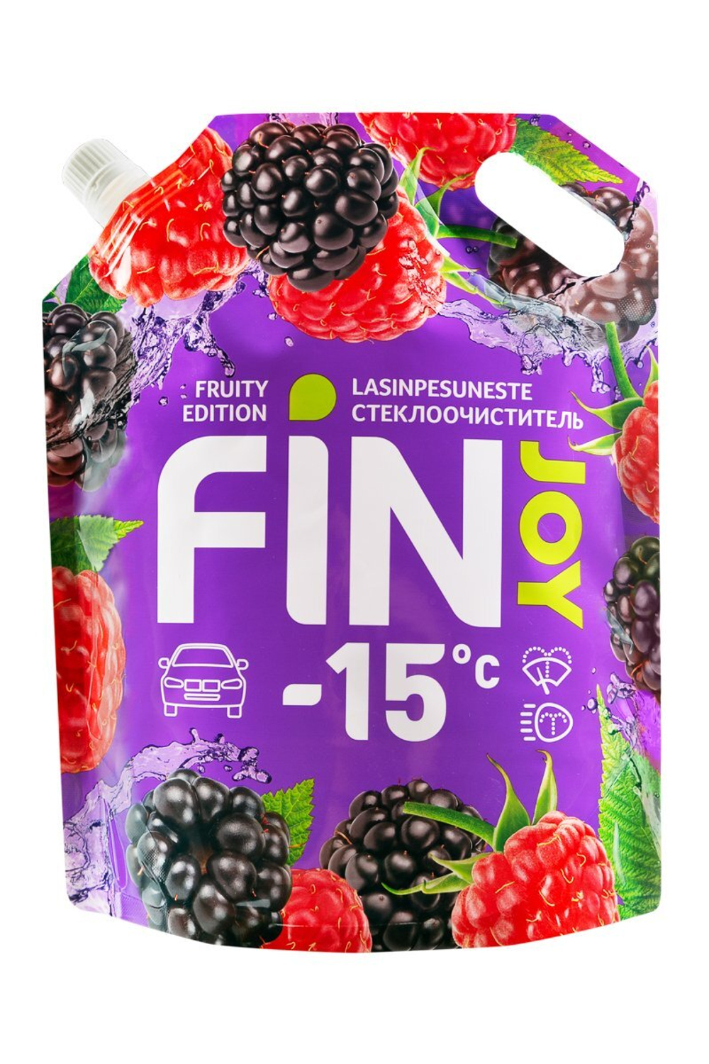 Жидкость стеклоомывающая зимняя FIN JOY FRUITY -15С 3л ГОСТ
