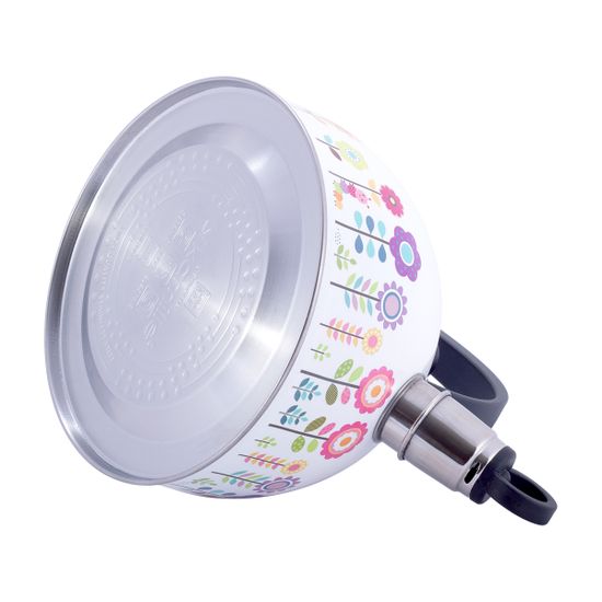 Чайник 1,8 л. из нержавеющей стали со свистком Kamille KM-1079 и нейлоновой ручкой