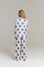 Пижамная блуза из шелка