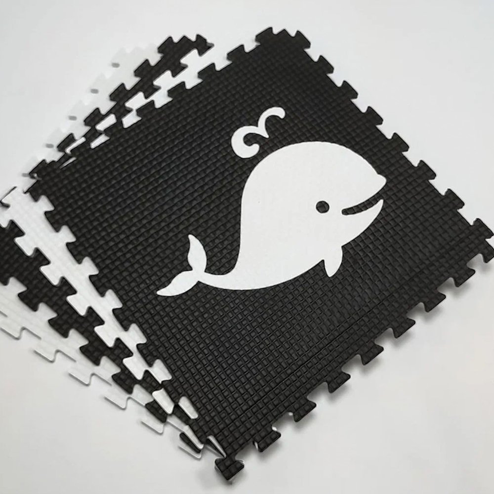 Мягкий пол "Моряк" 500x500x10 мм 45 шор