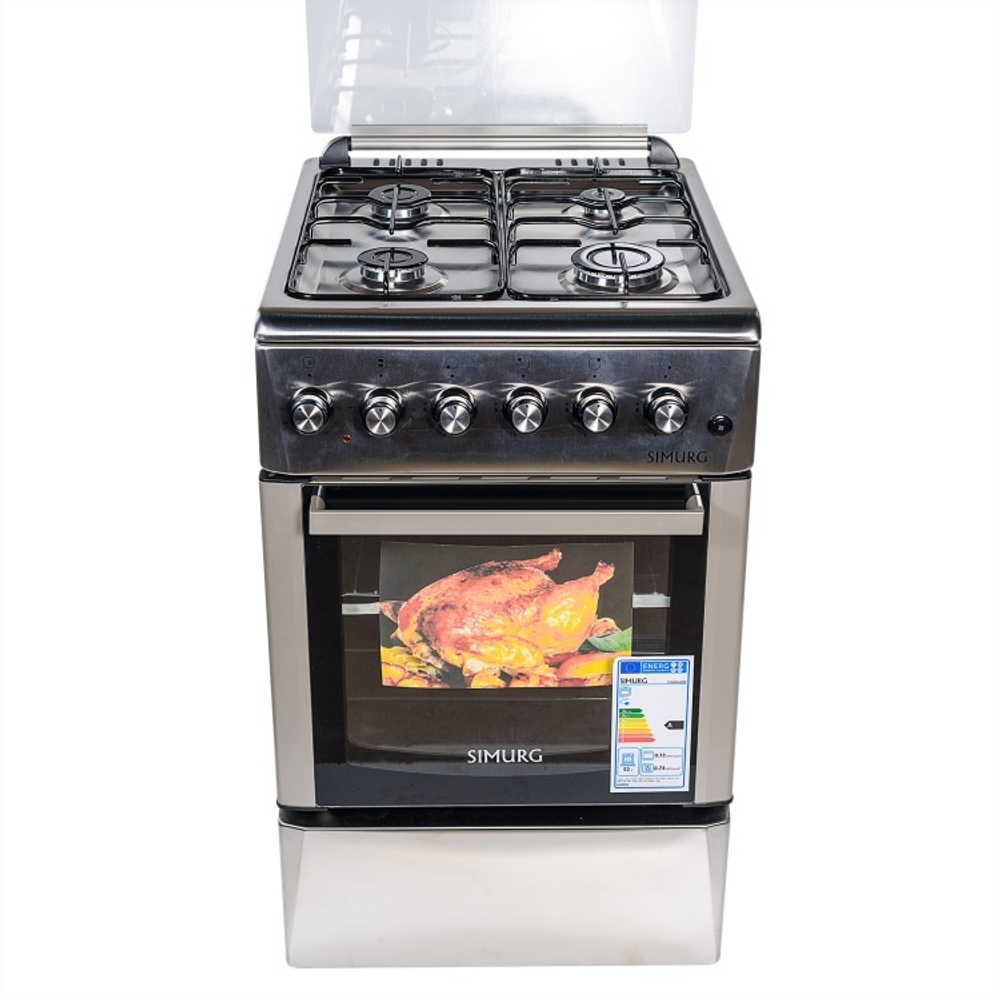 Кухонная плита SIMURG FK 5406 GAZM серебристый