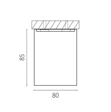 Светильник точечный накладной декоративный под заменяемые галогенные или LED лампы 1*GU10 052007 черный Binoco Lightstar