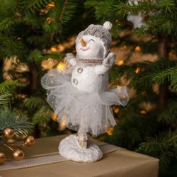 СТАТУЭТКА "СНЕГОВИК" 14Х7Х17,5 СМ