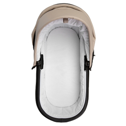 Детская коляска Indigo Tour Eco 2 в 1 Te01 черная кожа+бежевая кожа