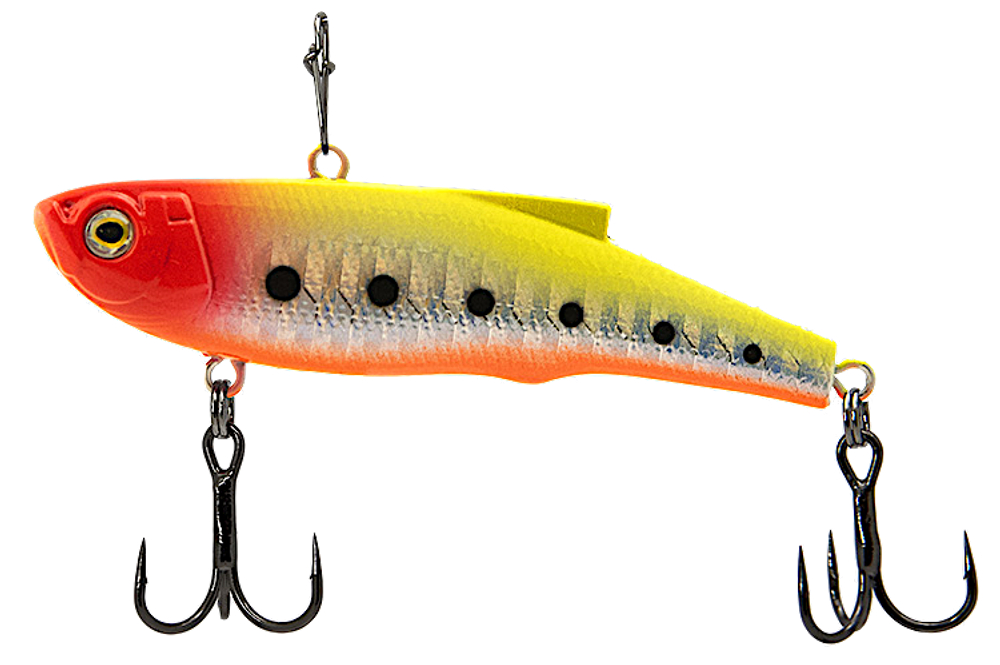 Раттлин EcoPro Vib Diana 90мм 32г #097 Крючок №4 Yellow Clown