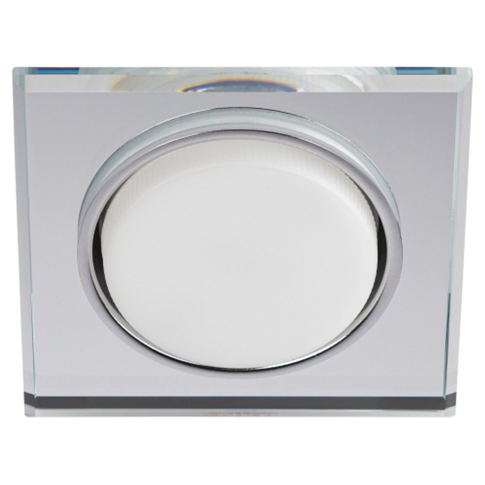 DK79 SL Светильник ЭРА под лампу Gx53, 220V,13W, зеркальный | Встраиваемые светильники Для ламп GX53